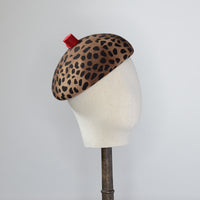 Bonnie Beret Animal Print