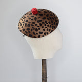 Bonnie Beret Animal Print